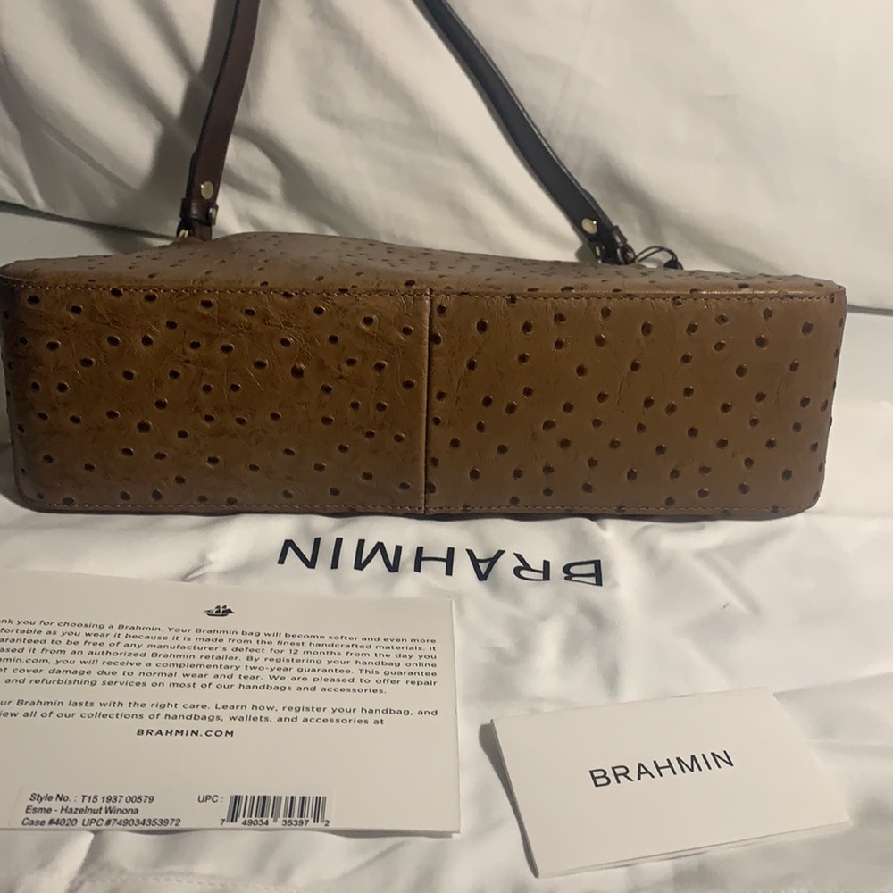 BRAHMIN ESME HAZELNUT WINONA SHOULDER BAG - Picture 4 of 11